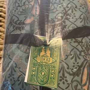 Pottery Barn Elphaba Wicked Green Multi Duvet Cover